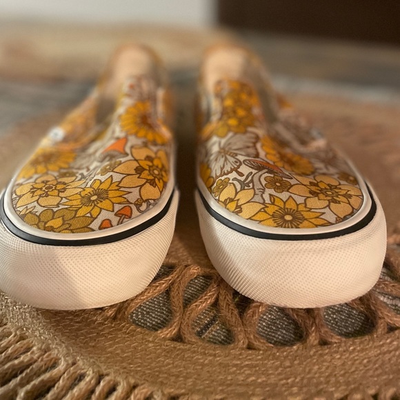 Vans Trippy Floral Slip On SF Shoes Mushroom Hippy Floral Ultra Cush W 6.5 M 5 - Picture 8 of 13
